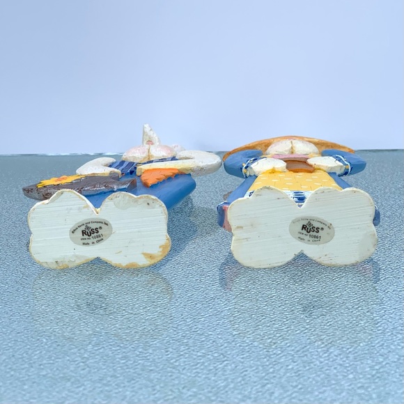 Spring Bunny Rabbit Figurines ~ 2-Piece Set - Picture 6 of 6